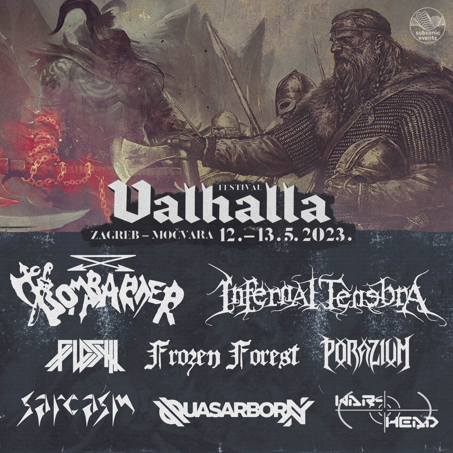 Infernal Tenebra live at Valhalla Festival 2023 - May 12 & 13, Zagreb, Croatia